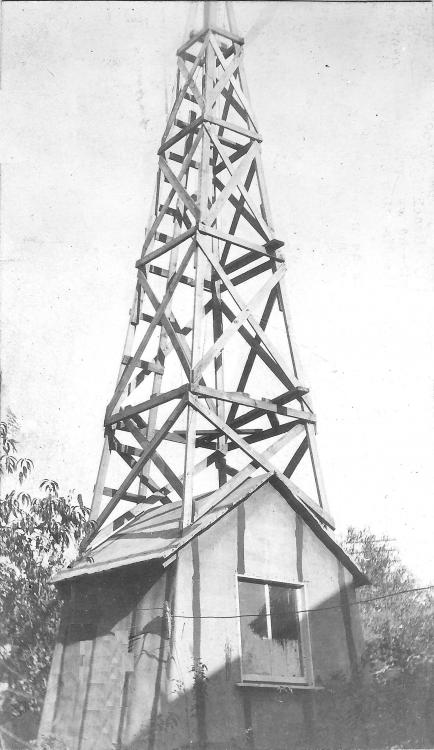 Wireless shack of Willis Corwin